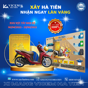 Cơ hội trúng quà đỉnh hiện đang có ở chương trình XÂY HÀ TIÊN - NHẬN NGAY LÂN VÀNG!!!