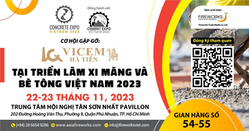 Vicem Hà Tiên tham dự Triển lãm Bê tông – Xi măng Việt Nam 2023