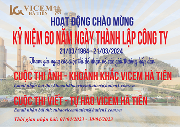 PHÁT ĐỘNG CUỘC THI ẢNH & VIẾT HƯỚNG TỚI KỶ NIỆM 60 NĂM NGÀY THÀNH LẬP CÔNG TY