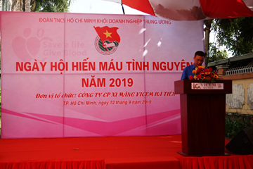 Vicem Hà Tiên tổ chức ngày hội hiến máu tình nguyện 2019